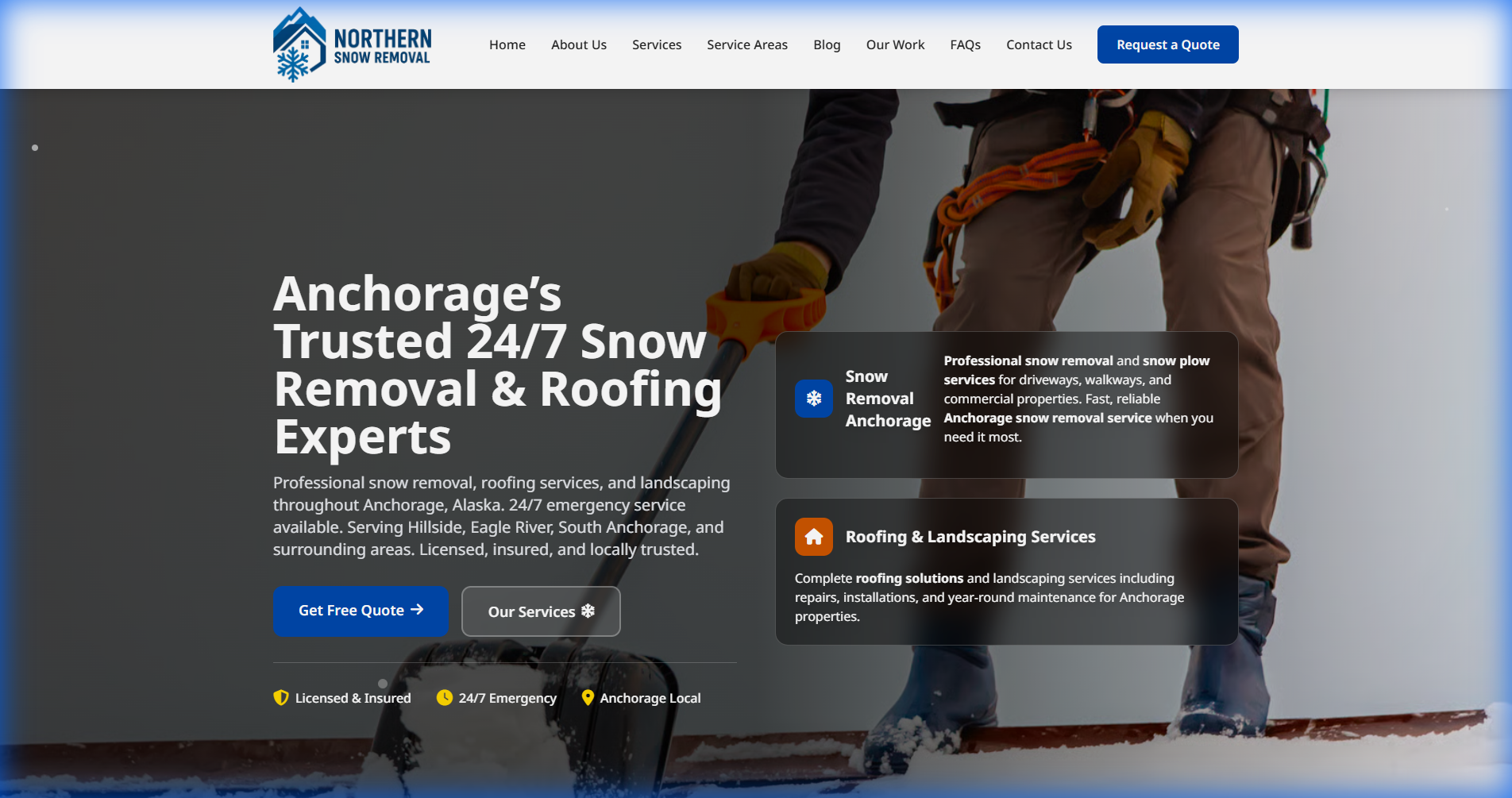 Northern Snow Removal — SEO scaling and web systems